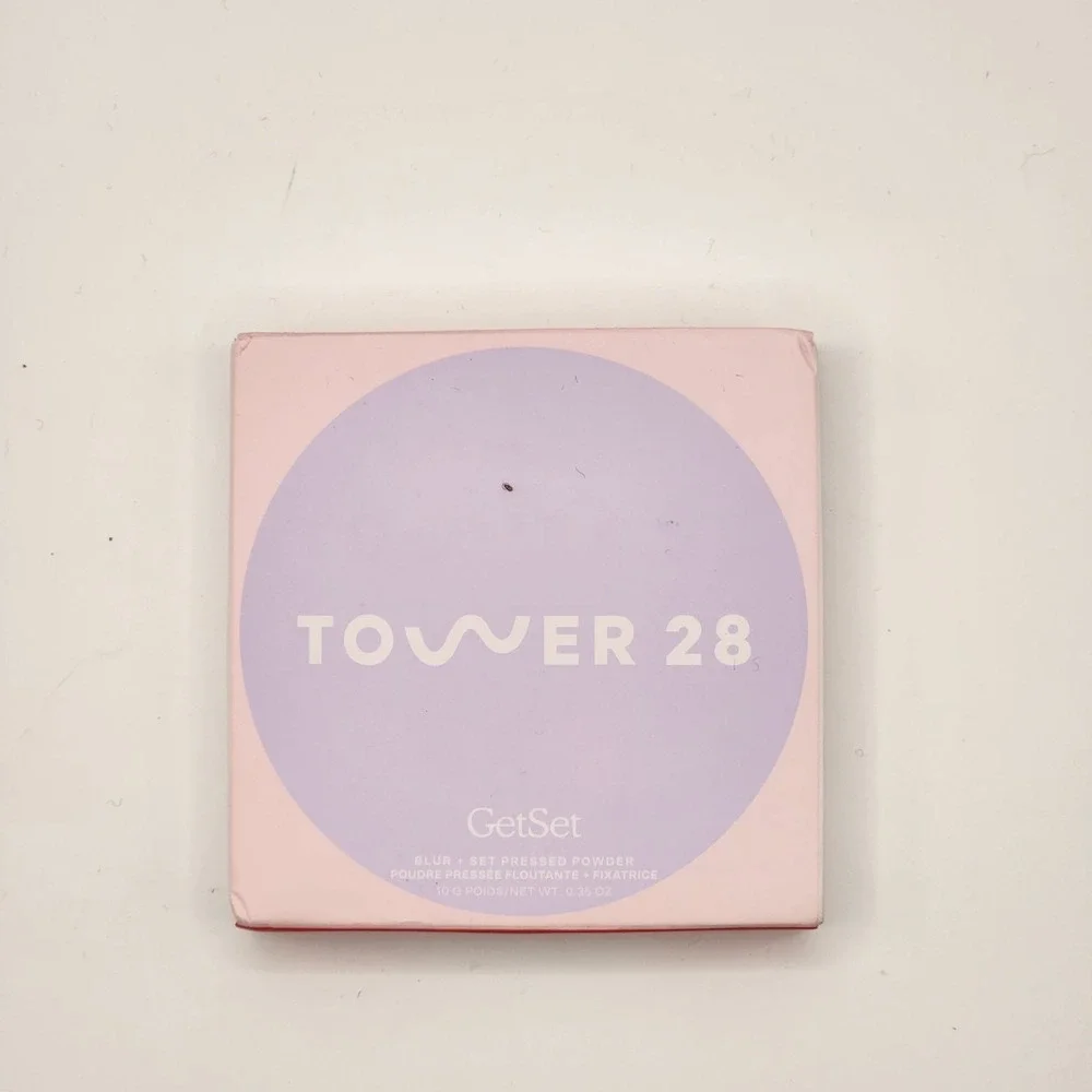 Tower 28 GetSet Blur + Set Pressed Powder Palisades Pink .35 Oz Talc-Free Matte
